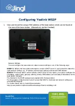 Preview for 2 page of Yealink Telkom W52P Configuring