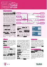 Yealink VP530 Quick Start Manual preview