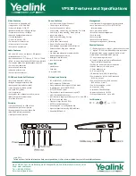 Preview for 2 page of Yealink VP530 Specifications