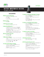 Yealink W59R Quick Reference Manual preview