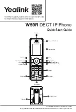 Yealink W59R Quick Start Manual preview