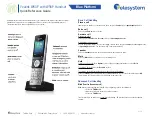 Preview for 1 page of Yealink W60P Telesystem Quick Reference Manual