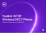 Yealink W70B DECT Manual предпросмотр