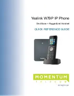 Yealink W79P Quick Reference Manual preview