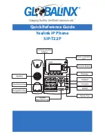 Yealink Yealink SIP-T22P Quick Reference Manual предпросмотр