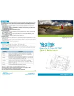 Yealink Yealink SIP-T26P Quick Reference preview