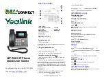 Yealink Yealink SIP-T42G Quick User Manual preview