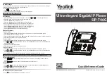 Yealink Yealink SIP-T46G Quick Reference Manual preview
