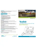 Yealink Yealink SIP-T46G Quick Reference preview