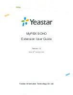 Yeastar Technology MyPBX-SOHO Extension User Manual предпросмотр