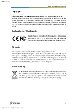 Preview for 2 page of Yeastar Technology N412 Administrator'S Manual