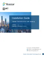 Yeastar Technology NeoGate TA410 Installation Manual preview