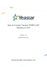 Yeastar Technology NeoGate TB400 Manual preview