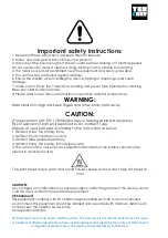 Preview for 4 page of YES CHEF LABEL Alpha-3R User Manual