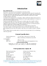 Preview for 7 page of YES CHEF LABEL Alpha-3R User Manual