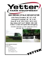 Yetter 5000 SERIES Owner'S Manual & Parts List preview