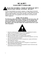 Preview for 3 page of Yetter 5000 SERIES Owner'S Manual & Parts List