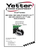 Preview for 1 page of Yetter TITAN Series Owner'S Manual