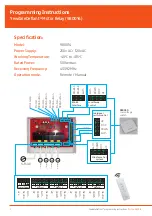 Preview for 2 page of YewdaleDefiant 980014 Programming Instructions Manual