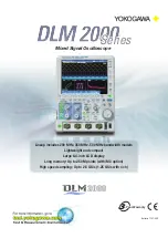 Предварительный просмотр 1 страницы YOKOGAWA DLM2000 Series Instructions Manual