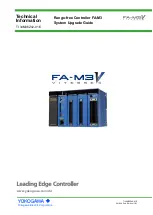 YOKOGAWA FA-M3 Vitesse System Upgrade Manual предпросмотр