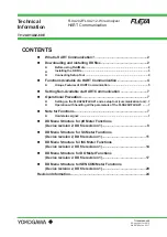 Preview for 1 page of YOKOGAWA FLXA202 Technical Information