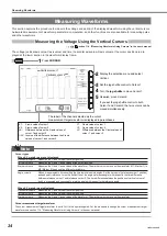 Предварительный просмотр 25 страницы YOKOGAWA SL1400 ScopeCorder LITE Operation Manual