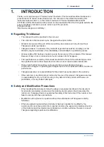 Preview for 3 page of YOKOGAWA VY Series Manual