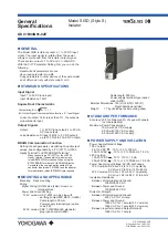 Preview for 35 page of YOKOGAWA YS80 Series User Manual