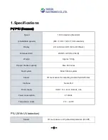 Предварительный просмотр 3 страницы Yoosol Electronics PRIMO-P1 Operation Manual