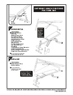 Предварительный просмотр 11 страницы York Fitness DB4 Instruction Manual