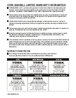 Предварительный просмотр 14 страницы York Fitness DB4 Instruction Manual
