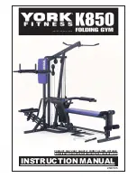 York Fitness K850 Instruction Manual preview