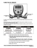 Preview for 17 page of York Fitness X510 Exercises & Instruction Manual