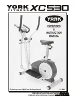 Preview for 1 page of York Fitness XC530 Exercises & Instruction Manual