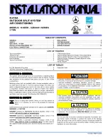 York CZE03811 Series Installation Manual preview