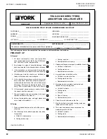 Preview for 82 page of York EX Series Installation, Operation & Maintenance Instructions Manual