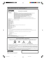 Предварительный просмотр 23 страницы York HLEA-HLDA 07-36 Installation & Owner'S Manual