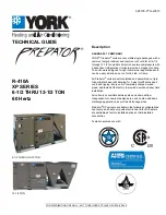 Preview for 1 page of York Predator XP Series Technical Manual