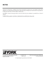 Предварительный просмотр 12 страницы York PW Series Operation & Maintenance Manual