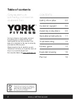 Preview for 2 page of York R101 Owner'S Manual