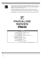 Preview for 6 page of YORKVILLE Paraline PSA1S Owner'S Manual