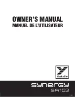 YORKVILLE SYNERGY Series Owner'S Manual предпросмотр