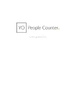 Предварительный просмотр 1 страницы YOSensi YO People Counter User Manual