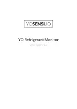 YOSensi YO Refrigerant Monitor User Manual предпросмотр