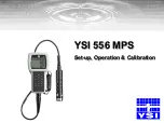 Предварительный просмотр 1 страницы YSI YSI 556 MPS Set-Up, Operation & Calibration