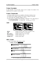 Предварительный просмотр 2 страницы Ytc YT-200 Series User Manual