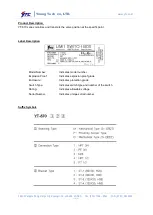 Предварительный просмотр 3 страницы Ytc YT-870 Series User Manual