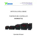 Yudian AI-208 Operation Manual preview