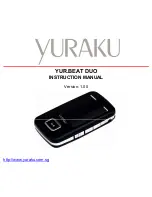 Предварительный просмотр 1 страницы YURAKU YUR.BEAT DUO Instruction Manual